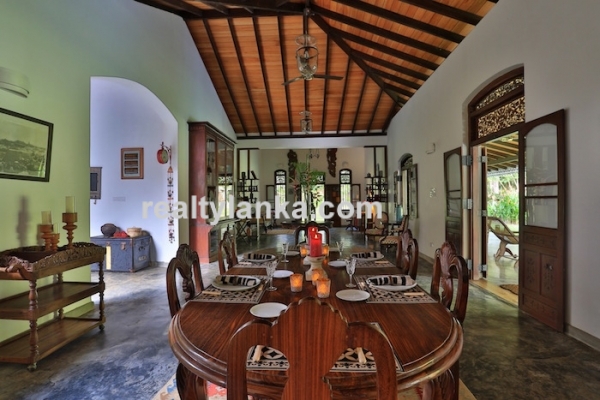 Luxury Colonial Villa In Thalpe With A 2 Acres Land
